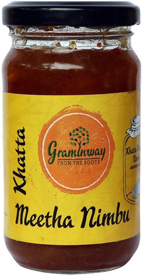 

Graminway Khatha Meetha Nimbu Pack of 2 Lemon Pickle(400 g, Pack of2)