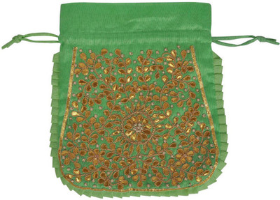 

Lal Haveli BAG01281 Potli(Green)