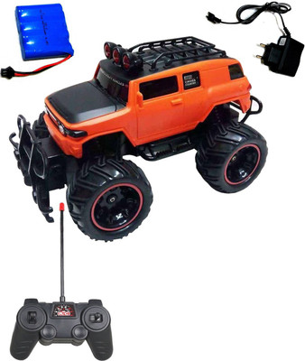

Techhark Mad Racing Off-Road Cross- Country Remote Control Monster Truck Car(Orange)