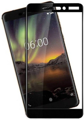 Macberry Edge To Edge Tempered Glass for Nokia 6.1(Pack of 1)
