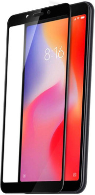 SoftTech Edge To Edge Tempered Glass for Mi Redmi 6(Pack of 1)