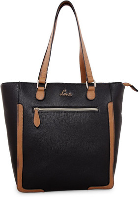 

Lavie Women Evening/Party Black Genuine Leather Tote