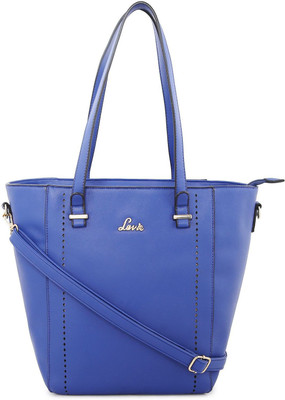 

Lavie Women Evening/Party Blue Genuine Leather Tote