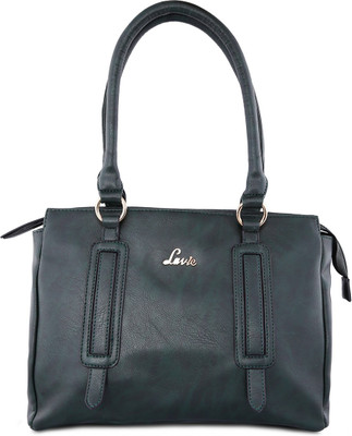 

Lavie Women Evening/Party Green Genuine Leather Satchel