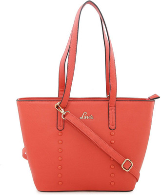

Lavie Women Evening/Party Brown Genuine Leather Tote