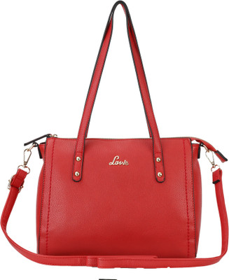 

Lavie Women Evening/Party Red Genuine Leather Tote