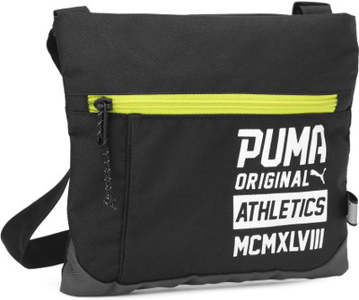 

Puma Men & Women Casual Black Polyester Sling Bag