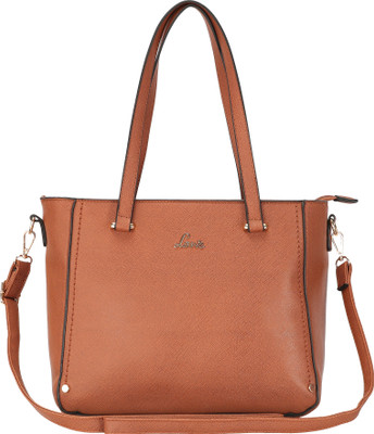 

Lavie Women Evening/Party Brown Genuine Leather Satchel