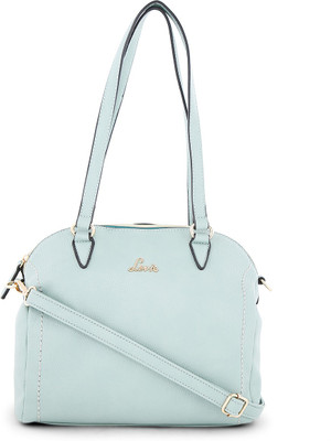 

Lavie Women Evening/Party Green Genuine Leather Satchel