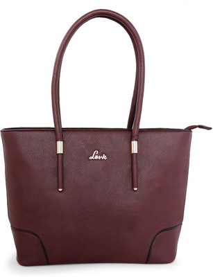 

Lavie Women Evening/Party Pink Genuine Leather Tote