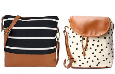 

Ayeshu Girls Casual Black Canvas Sling Bag