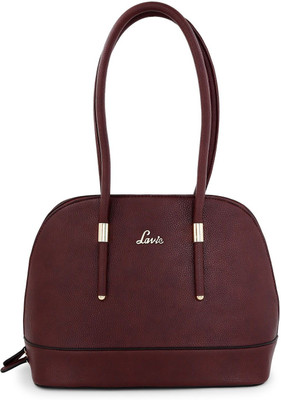 

Lavie Women Evening/Party Pink Genuine Leather Satchel