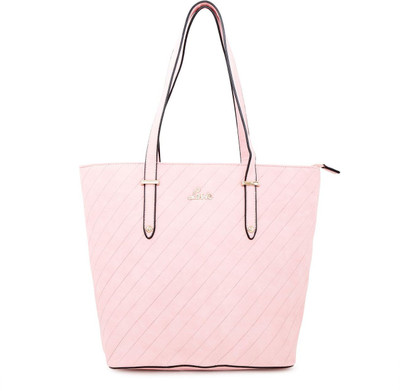 

Lavie Women Evening/Party Pink Genuine Leather Tote