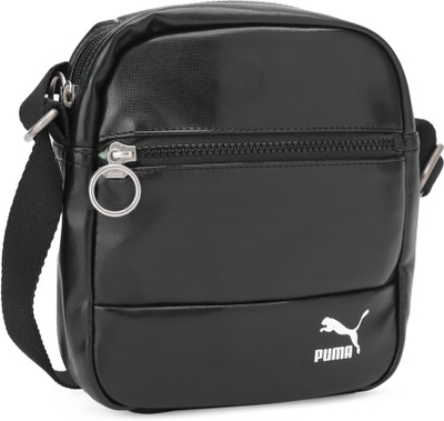 

Puma Men & Women Casual Black PU Sling Bag