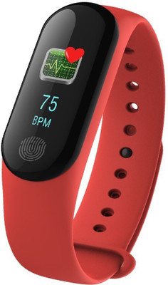 

GLE M3 PLUS waterproof M3 PLUS 0.96 inch Waterproof Sports Smartband Fitness Tracker Smart Bracelet(Red Strap, Size : FREE)