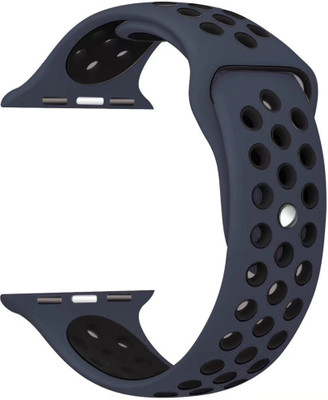 

Cellfather 2mm Black Smart Watch Strap(Blue, Blue), Black;blue