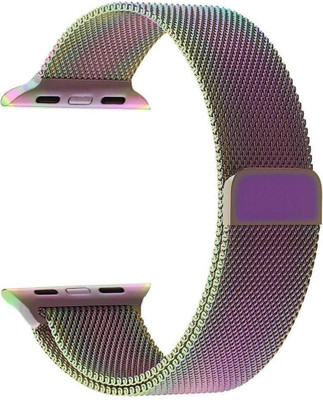 

CELLFATHER Magnetic Loop Milanese Stainless Steel Band for iwatch 38mm Smart Watch Strap(Mullti Color)