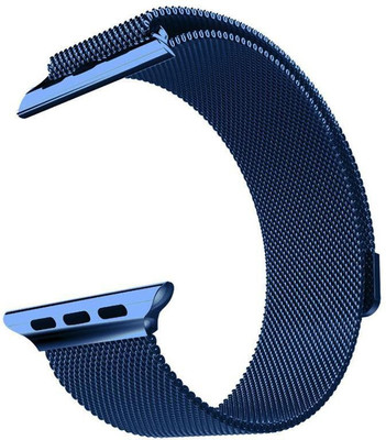 

CELLFATHER Magnetic Loop Milanese Stainless Steel Band for iwatch 38mm Smart Watch Strap(Blue)
