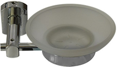 

MTC Bathroom Accessories Soap Dish / Soap Stand case / Soap Holder Dish for bathroom (Zinc Alloy, Wall Mount)(Silver)