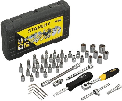 Stanley 1/4 Inch Sq Dr Socket Set(Pack of 46)