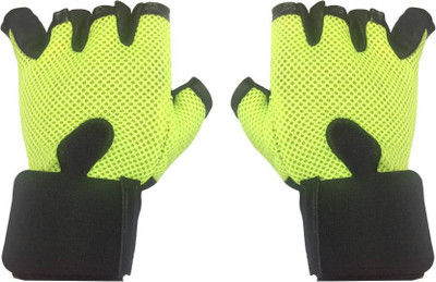 

LS Letsshop Sweat Leather Gym & Fitness Gloves011 Gym & Fitness Gloves (Free Size, Multicolor)