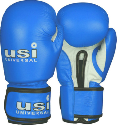 

USI Amateur Contest Shock Absorbing Maximum Protection Competition Pair (12oz) Boxing Gloves (L, Blue)