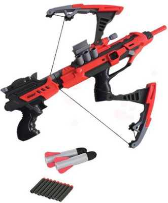 

Civil High Speed Cross Bow Archery Weapon Toy with 4 Big Missile and 10 Soft Foam Darts (Multicolor)(Multicolor)