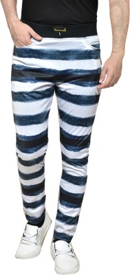 Yuvraah Striped Men Multicolor Track Pants