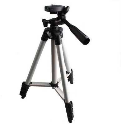 

EWELL 3110 Portable & Foldable Camera & Mobile Tripod with Mobile Clip Holder Bracket Fully Flexible Mount Cum Tripod Stand with Three-Dimensional Head & Quick Release Plate Tripod Tripod (Silver, Supports Up to 1500 g) Tripod(BLACK & GREY, Supports Up to