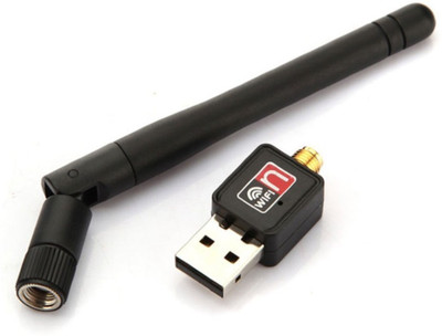 

Blue Birds WiFi Dongle 802.11n WM3 Small Wireless 900 Mbps 2.4ghz Lan With Antenna External USB Adapter(Black)