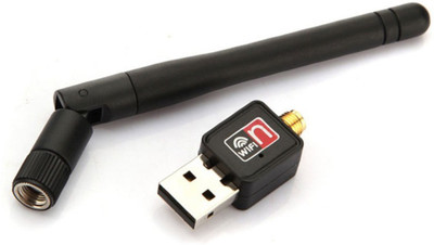 

Blue Birds 900Mbps Portable A3 WiFi Dongle Wireless 802.11n/g/b with Antenna USB Adapter(Black)