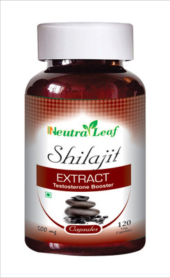 

NeutraLeaf Shilajit Extract Capsules 500mg(120 Veg Capsules)(500 mg)