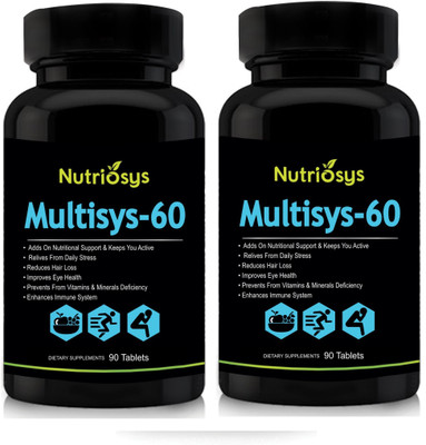 

Nutriosys Multisys - 60 ( Tablets)- Pack of 2(180 No)