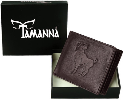 

Tamanna Men Casual Brown Genuine Leather Wallet(1 Card Slot)