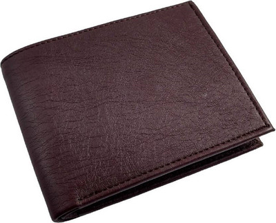 

Lusso Pelle Men Formal Brown Artificial Leather Wallet(8 Card Slots)