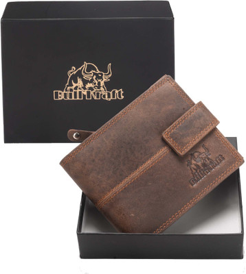 

Bull Kraft Men Brown Genuine Leather Wallet(4 Card Slots)