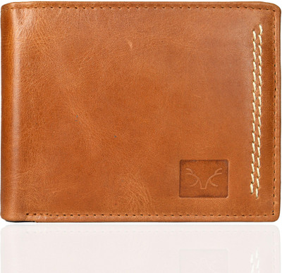 

Adam Zac Men Casual Brown Genuine Leather Wallet(7 Card Slots), Tan-brown