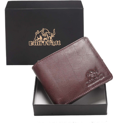 

Bull Kraft Men Maroon Genuine Leather Wallet(8 Card Slots)