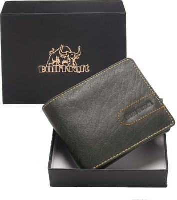 

Bull Kraft Men Green Genuine Leather Wallet(6 Card Slots)