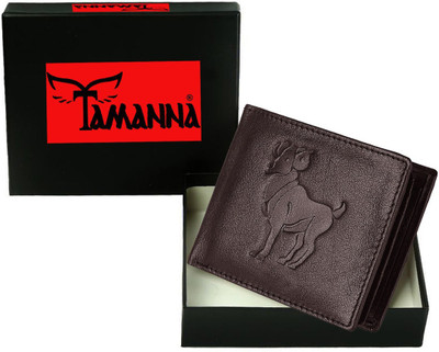 

Tamanna Men Casual Brown Genuine Leather Wallet(1 Card Slot)