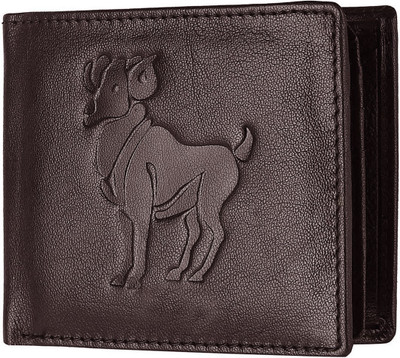 

WalletLee Men Formal Brown Genuine Leather Wallet(1 Card Slot)