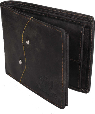 

Bull Kraft Men Brown Genuine Leather Wallet(6 Card Slots)