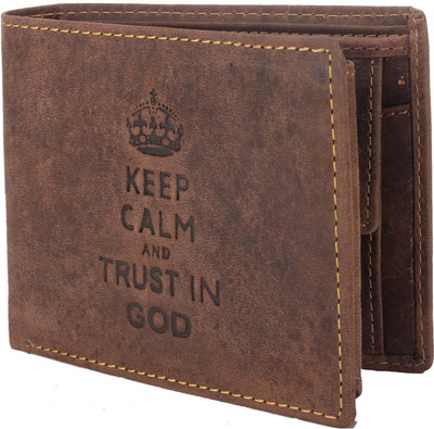

Bull Kraft Men Casual Tan Genuine Leather Wallet(6 Card Slots), Brown