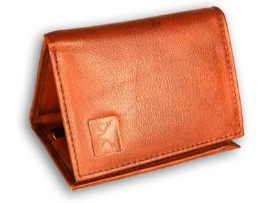 

ALFASCINO Men Casual Tan Genuine Leather Wallet(10 Card Slots), Brown