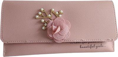 

Fashion Avenue Girls Casual Pink Artificial Leather Wallet(6 Card Slots), Peach