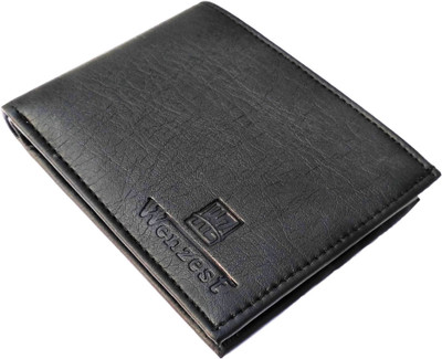 

Wenzest Boys Black Artificial Leather Wallet(10 Card Slots)
