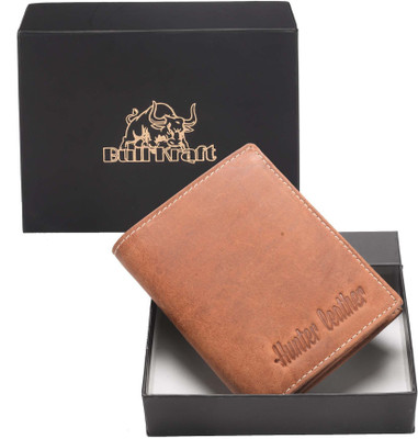 

Bull Kraft Men Brown Genuine Leather Wallet(5 Card Slots)
