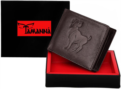 

Tamanna Men Casual Brown Genuine Leather Wallet(1 Card Slot)