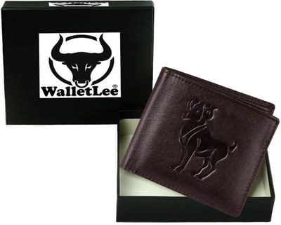 

WalletLee Men Casual Brown Genuine Leather Wallet(1 Card Slot)
