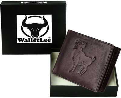 

WalletLee Men Casual Brown Genuine Leather Wallet(1 Card Slot)